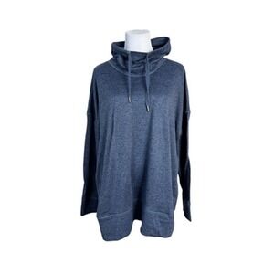 Old Navy Active Athleisure Blue Pullover Tunic Sweatshirt XXL Sweater Knit SALE